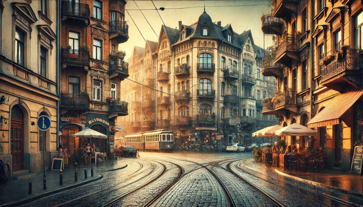 Франківський район міста Львова_ вулиці з бруківкою. Пошук Хати бот.